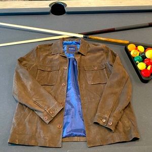 Tommy Bahama Men's Brown Grand Basin Shirt Jacket